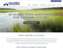 Tablet Screenshot of columbiatechnologies.com